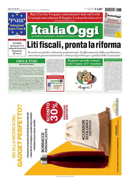 Italia oggi : quotidiano di economia finanza e politica